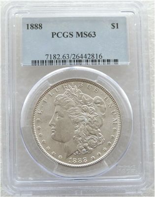 1888 American Morgan $1 Silver Coin PCGS MS63 Philadelphia