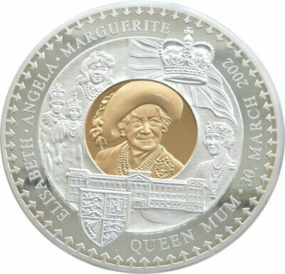 2002 Zambia Queen Mother Memorial 100,000 Kwacha Silver Proof 3 Kilo Coin Bag & Coa 2002 Zambia Queen Mother Memorial 100,000 Kwacha Silver Proof 3 Kilo Coin Bag & Coa