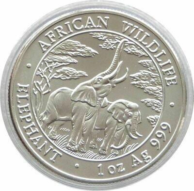2003 Zambia African Wildlife Elephant 5000 Kwacha Matte Silver 1oz Coin 2003 Zambia African Wildlife Elephant 5000 Kwacha Matte Silver 1oz Coin