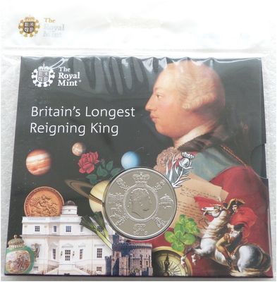 2020 King George III £5 Brilliant Uncirculated Coin Pack Sealed