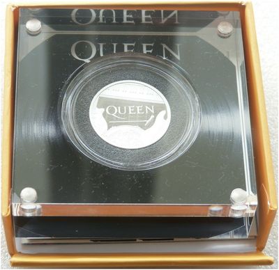 2020 Music Legends Queen £1 Silver Proof 1/2oz Coin Box Coa 2020 Music Legends Queen £1 Silver Proof 1/2oz Coin Box Coa