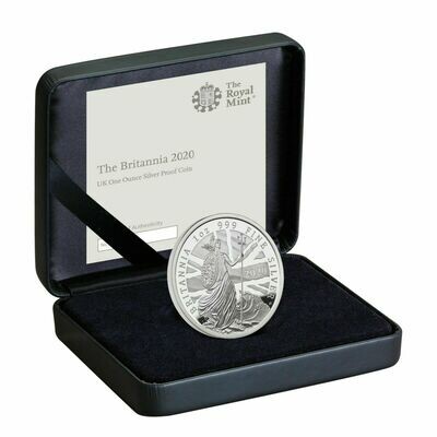 2020 Britannia £2 Silver Proof 1oz Coin Box Coa 2020 Britannia £2 Silver Proof 1oz Coin Box Coa
