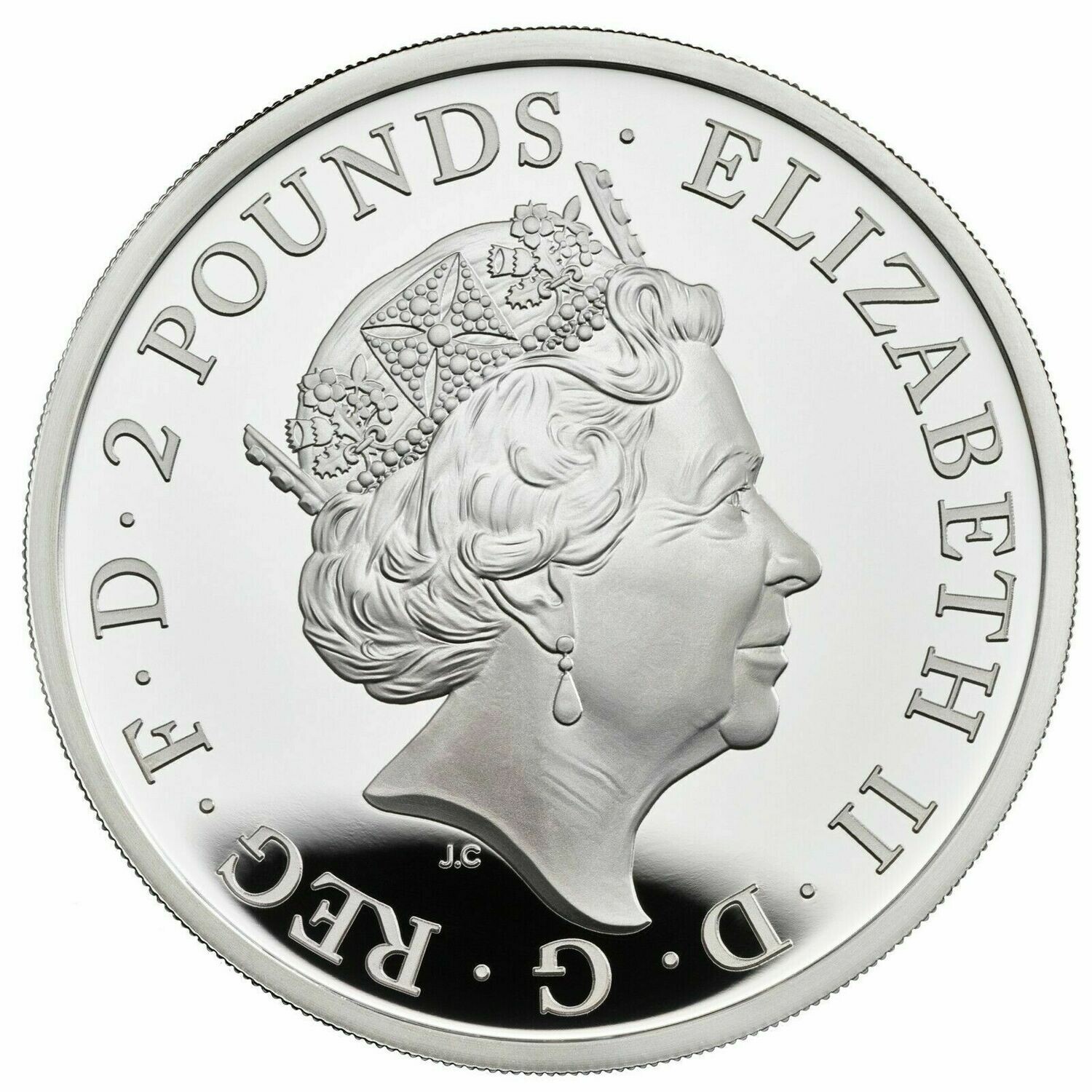 2020 Britannia £2 Silver Proof 1oz Coin Box Coa