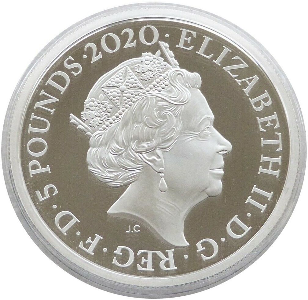 2020 Music Legends Queen £5 Silver Proof 2oz Coin Box Coa