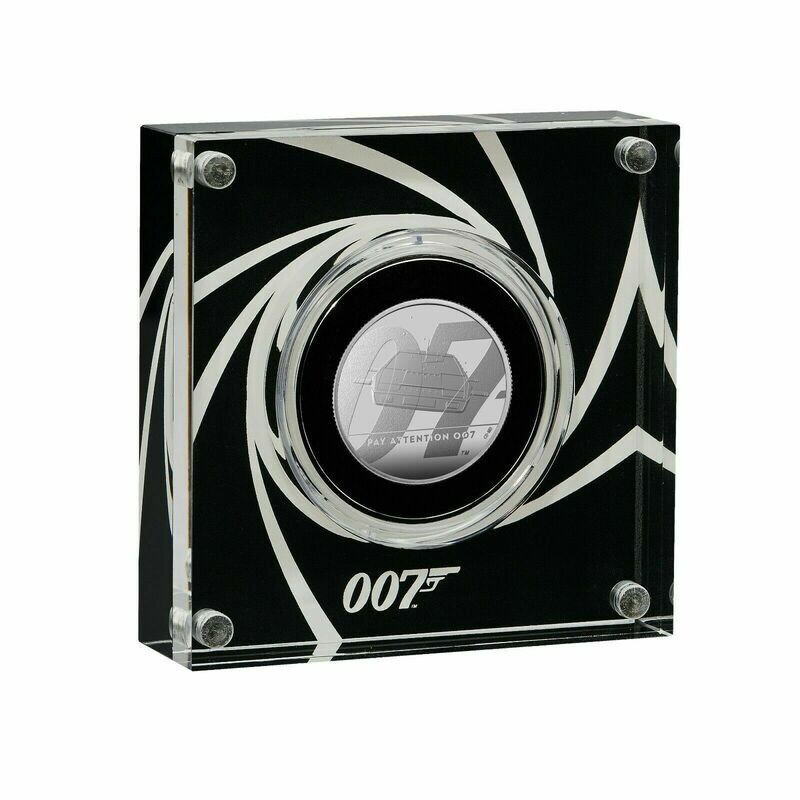 2020 James Bond Pay Attention 007 £1 Silver Proof 1/2oz Coin Box Coa 2020 James Bond Pay Attention 007 £1 Silver Proof 1/2oz Coin Box Coa