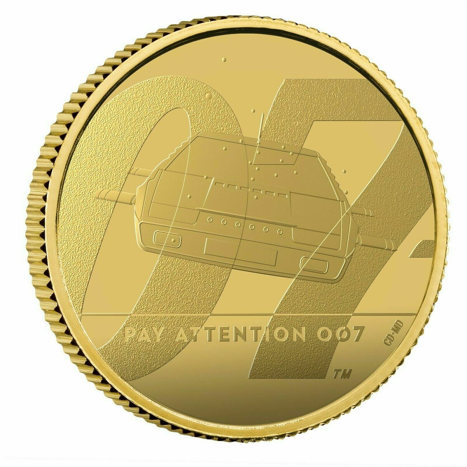 2020 James Bond Pay Attention 007 £25 Gold Proof 1/4oz Coin Box Coa