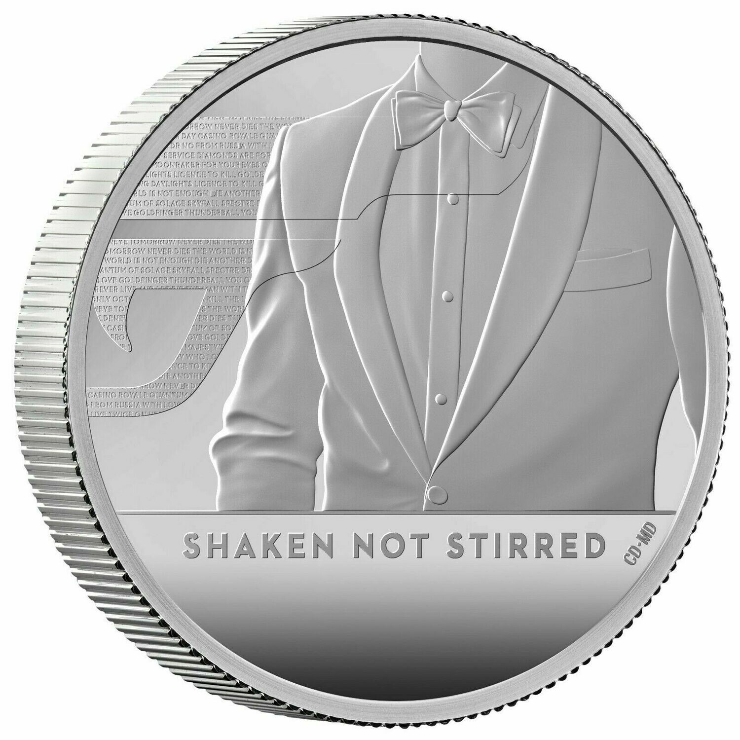 2020 James Bond 007 Shaken not Stirred £5 Silver Proof 2oz Coin Box Coa 2020 James Bond 007 Shaken not Stirred £5 Silver Proof 2oz Coin Box Coa