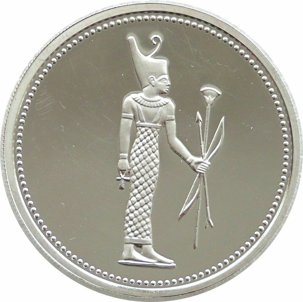 1994 Egypt Treasures Goddess Neath Lady of the West £5 Silver Proof Coin 1994 Egypt Treasures Goddess Neath Lady of the West £5 Silver Proof Coin