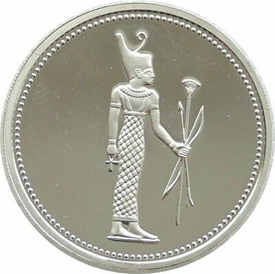 1994 Egypt Treasures Goddess Neath Lady of the West £5 Silver Proof Coin 1994 Egypt Treasures Goddess Neath Lady of the West £5 Silver Proof Coin
