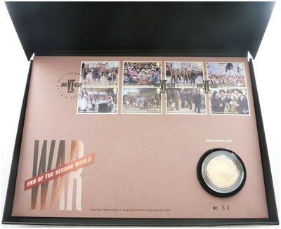 2020 VE-Day £2 Gold Proof Coin First Day Cover - Mintage of 10 2020 VE-Day £2 Gold Proof Coin First Day Cover - Mintage of 10