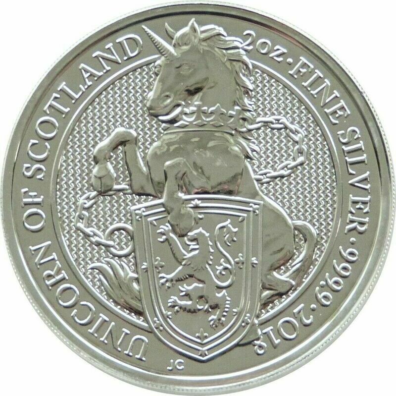 2018 Queen's Beasts Unicorn of Scotland £5 Silver 2oz Coin 2018 Queen's Beasts Unicorn of Scotland £5 Silver 2oz Coin