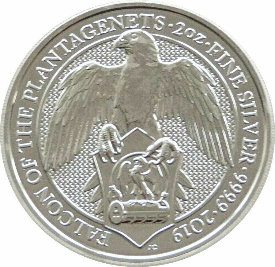2019 Queen's Beasts Falcon of the Plantagenets £5 Silver 2oz Coin 2019 Queen's Beasts Falcon of the Plantagenets £5 Silver 2oz Coin
