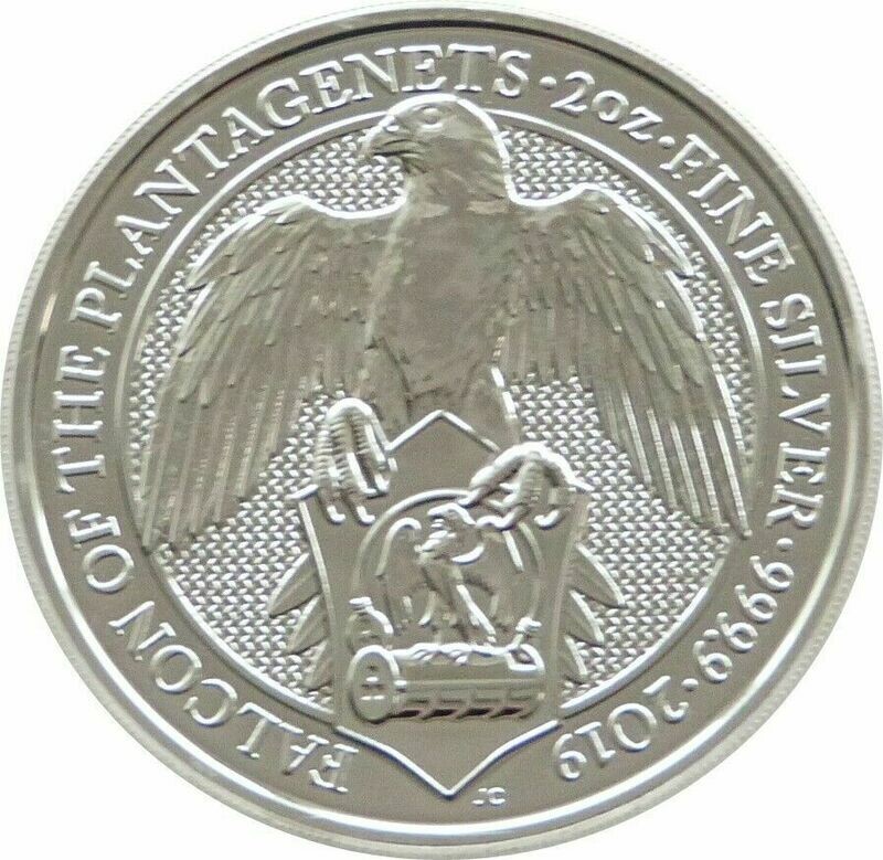2019 Queen's Beasts Falcon of the Plantagenets £5 Silver 2oz Coin 2019 Queen's Beasts Falcon of the Plantagenets £5 Silver 2oz Coin
