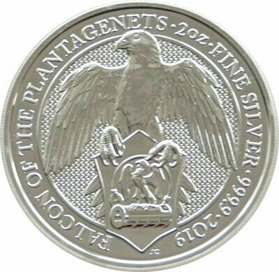 2019 Queen's Beasts Falcon of the Plantagenets £5 Silver 2oz Coin 2019 Queen's Beasts Falcon of the Plantagenets £5 Silver 2oz Coin