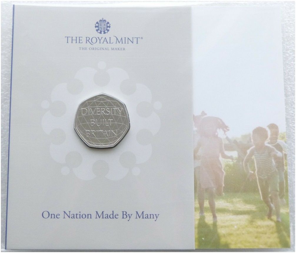 2020 Diversity Built Britain BU 50p Fifty Pence Coin Pack Sealed