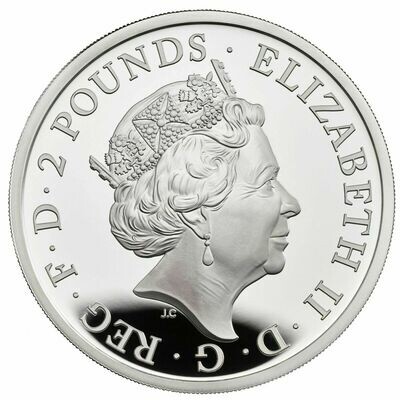 2021 Britannia 1oz Silver Coin 2枚セット 2021 Britannia £2 Silver Proof 1oz Coin Box Coa