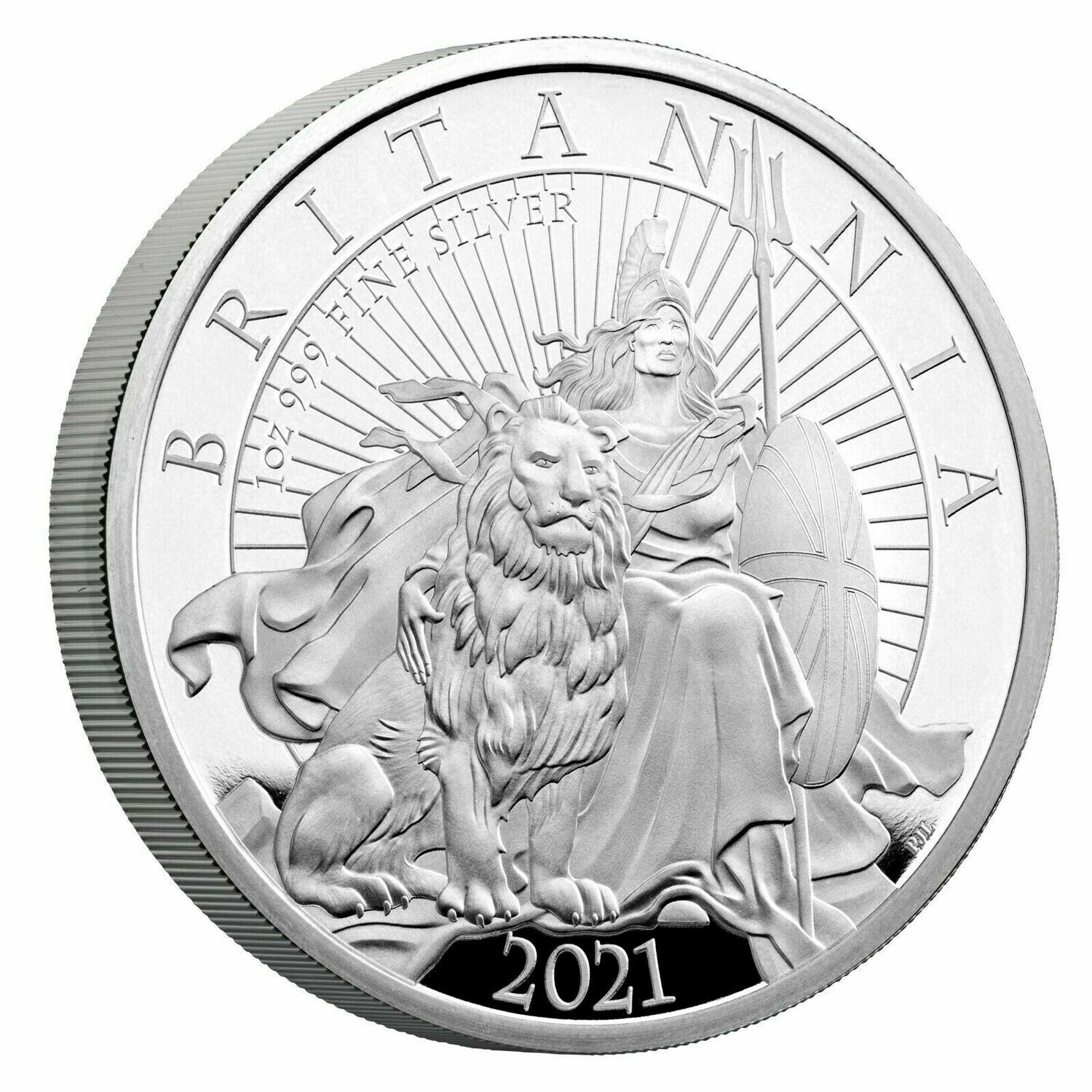 2021 Britannia 1oz Silver Coin 2枚セット 2021 Britannia £2 Silver Proof 1oz Coin Box Coa