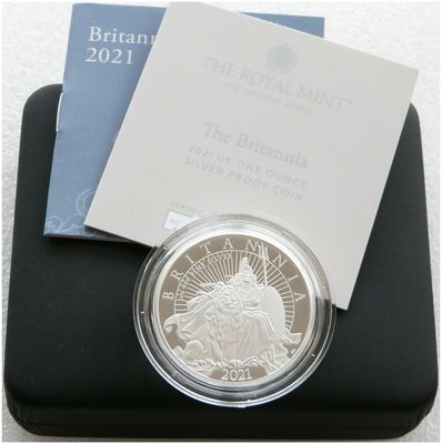 2021 Britannia £2 Silver Proof 1oz Coin Box Coa 2021 Britannia £2 Silver Proof 1oz Coin Box Coa