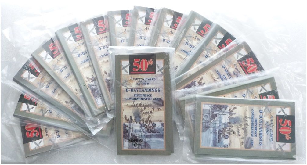 1994 D-Day Landings 50p Brilliant Uncirculated Coin Pack Sealed
