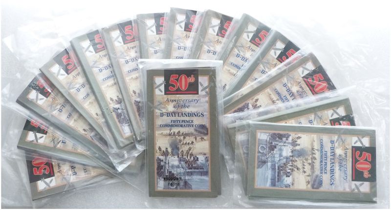 1994 D-Day Landings 50p Brilliant Uncirculated Coin Pack Sealed