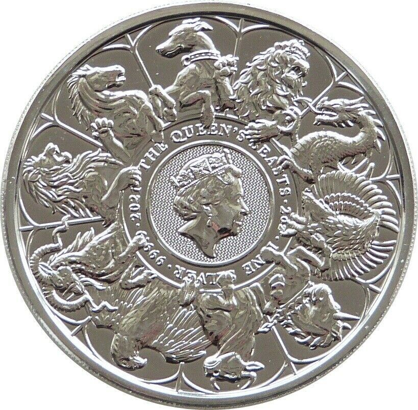 2021 Queen's Beasts Completer £5 Silver 2oz Coin