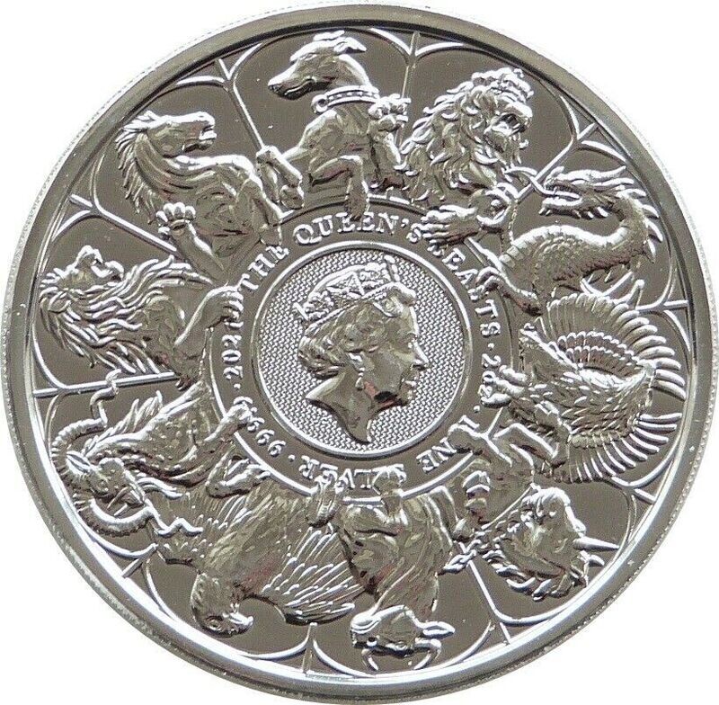 2021 Queen's Beasts Completer £5 Silver 2oz Coin