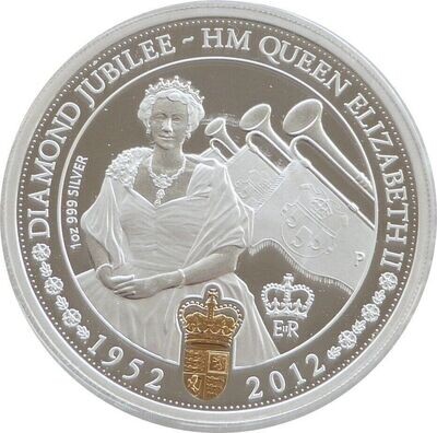 2012 Australia Diamond Jubilee $1 Silver Proof 1oz Coin 2012 Australia Diamond Jubilee $1 Silver Proof 1oz Coin