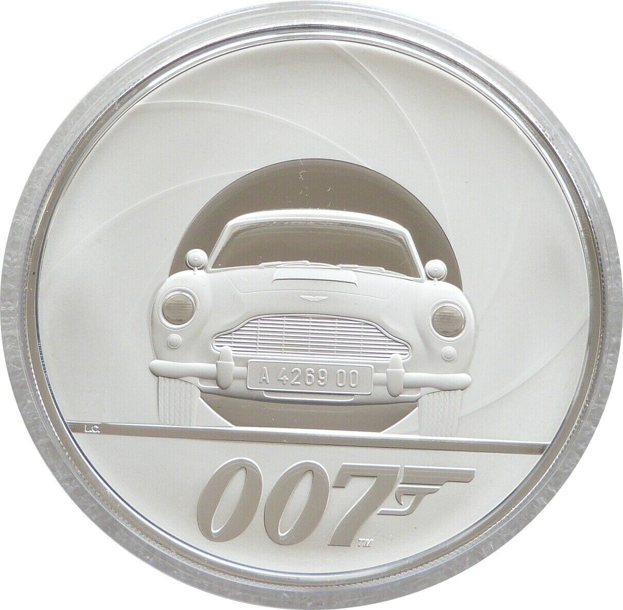 2021 James Bond 007 Special Issue £10 Silver Proof 10oz Coin Box Coa 2021 James Bond 007 Special Issue £10 Silver Proof 10oz Coin Box Coa