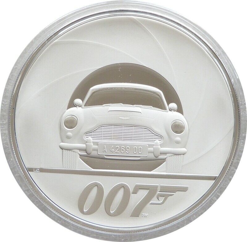 2021 James Bond 007 Special Issue £10 Silver Proof 10oz Coin Box Coa 2021 James Bond 007 Special Issue £10 Silver Proof 10oz Coin Box Coa