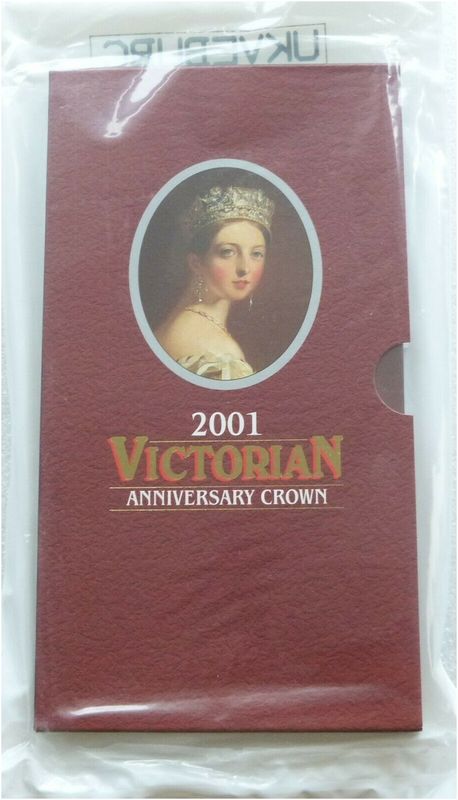 2001 Queen Victoria £5 Brilliant Uncirculated Coin Pack Sealed