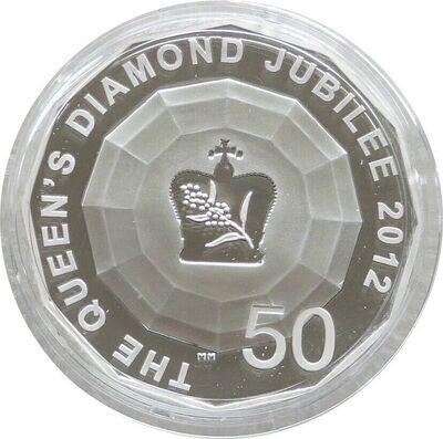 2012 Australia Diamond Jubilee 50c Silver Proof Coin 2012 Australia Diamond Jubilee 50c Silver Proof Coin