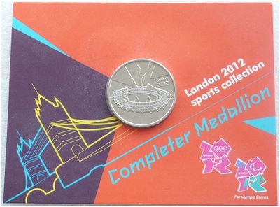 2011 London Olympic 2012 Sports Collection Completer Brilliant Uncirculated Medallion Mint Card 2011 London Olympic 2012 Sports Collection Completer Brilliant Uncirculated Medallion Mint Card