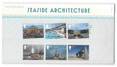2014 Royal Mail Seaside Architecture 10 Stamp Presentation Pack and Mini Sheet 2014 Royal Mail Seaside Architecture 10 Stamp Presentation Pack and Mini Sheet
