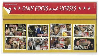 2021 Royal Mail Only Fools and Horses 12 Stamp Presentation Pack and Mini Sheet