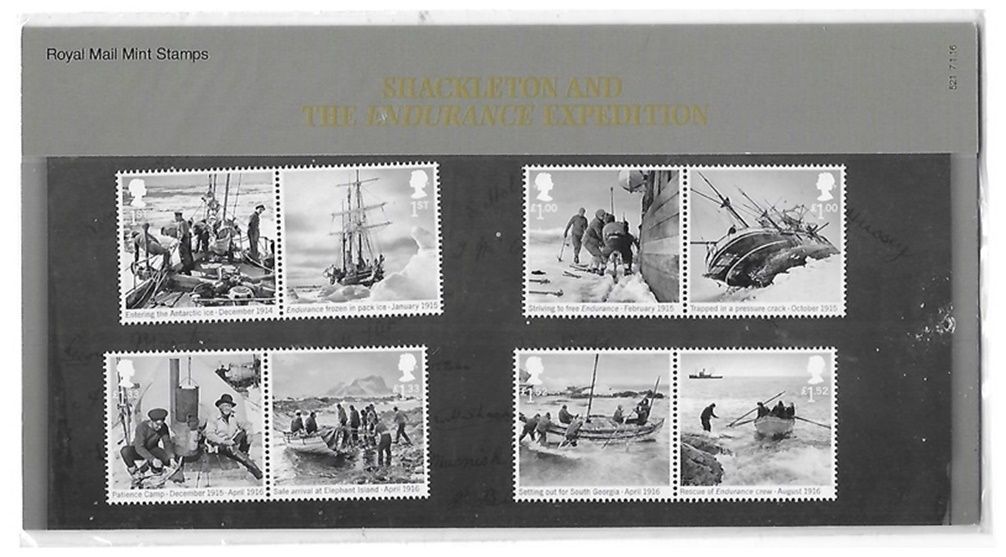 2016 Royal Mail Shackleton Endurance Expedition 8 Stamp Presentation Pack 2016 Royal Mail Shackleton Endurance Expedition 8 Stamp Presentation Pack