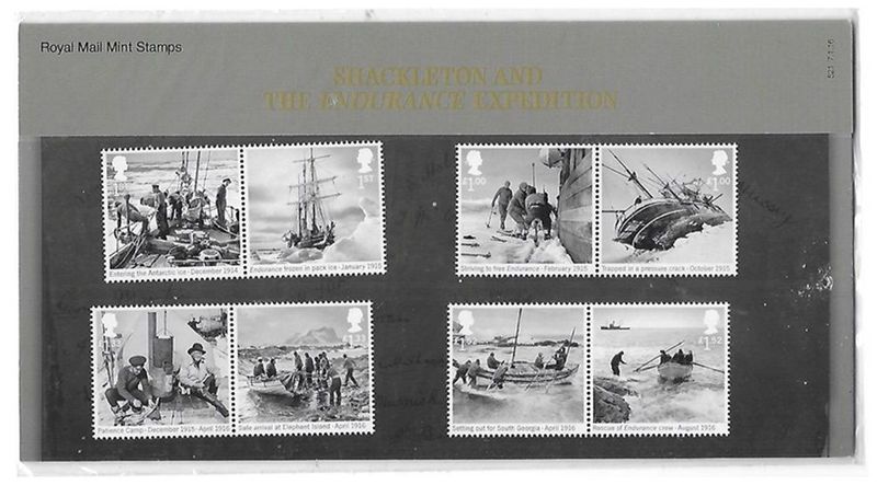 2016 Royal Mail Shackleton Endurance Expedition 8 Stamp Presentation Pack 2016 Royal Mail Shackleton Endurance Expedition 8 Stamp Presentation Pack