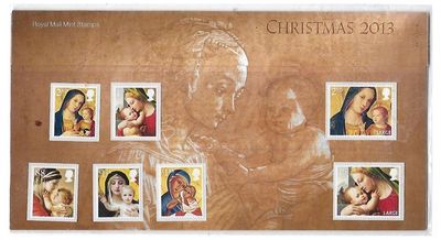 2013 Royal Mail Christmas 7 Stamp Presentation Pack