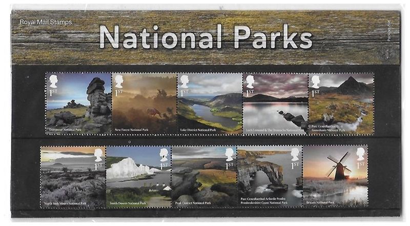 2021 Royal Mail National Parks 10 Stamp Presentation Pack 2021 Royal Mail National Parks 10 Stamp Presentation Pack