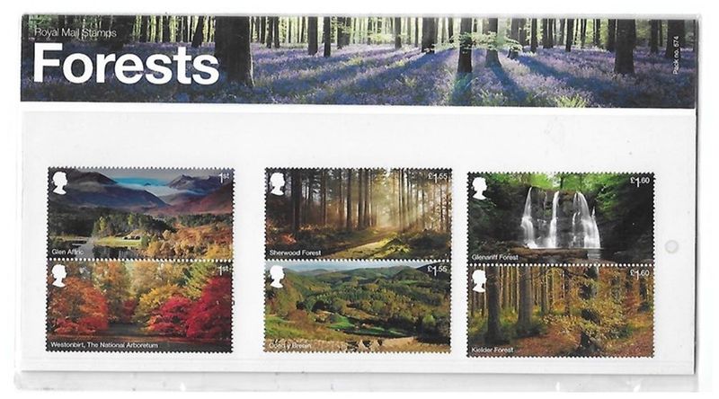 2019 Royal Mail Forests 6 Stamp Presentation Pack 2019 Royal Mail Forests 6 Stamp Presentation Pack