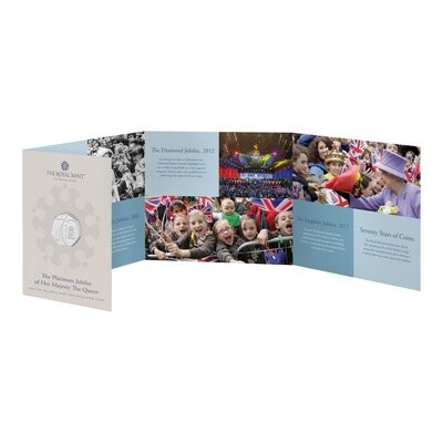 2022 Platinum Jubilee 50p Brilliant Uncirculated Coin Pack Sealed