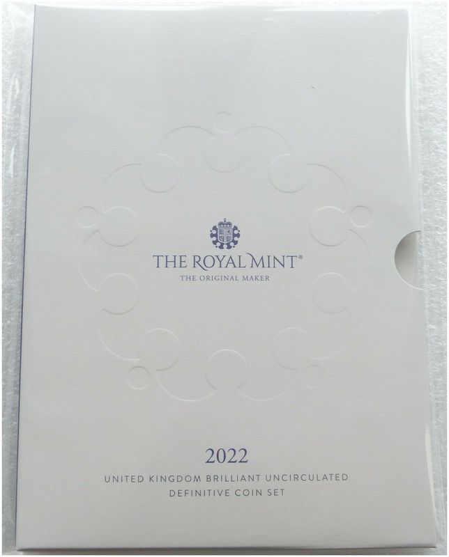 2022 Royal Mint Annual Definitive Brilliant Uncirculated 8 Coin Set Sealed