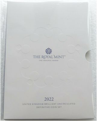 2022 Royal Mint Annual Definitive Brilliant Uncirculated 8 Coin Set Sealed