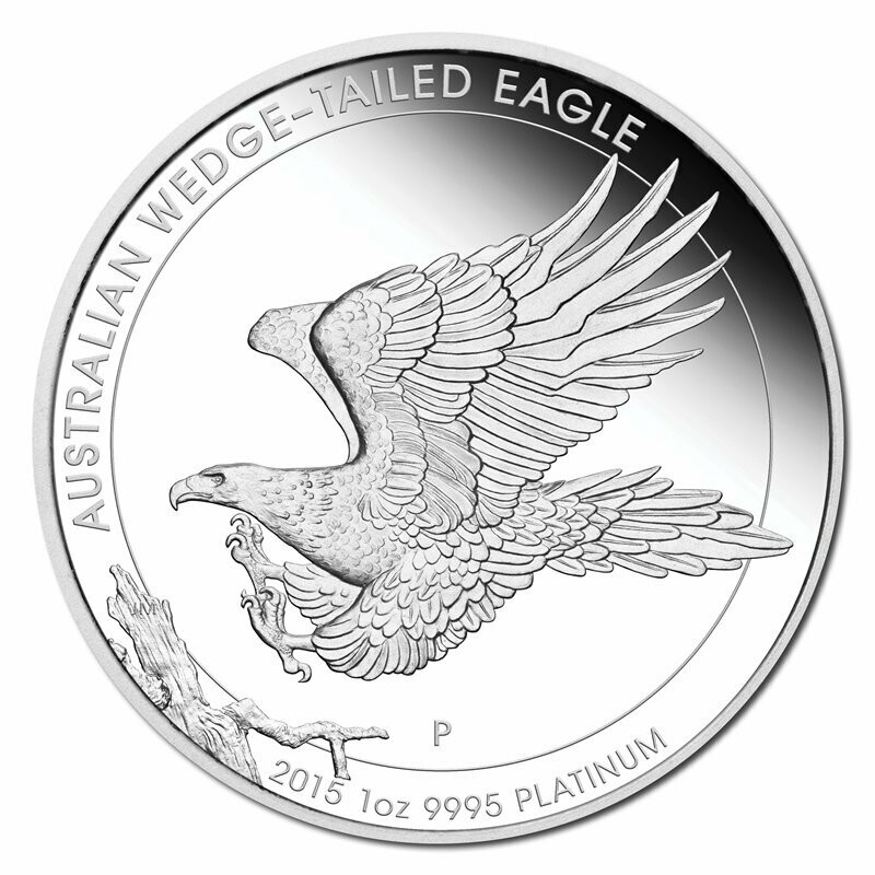 2015 Australia Wedge Tailed Eagle $100 Platinum Proof 1oz Coin