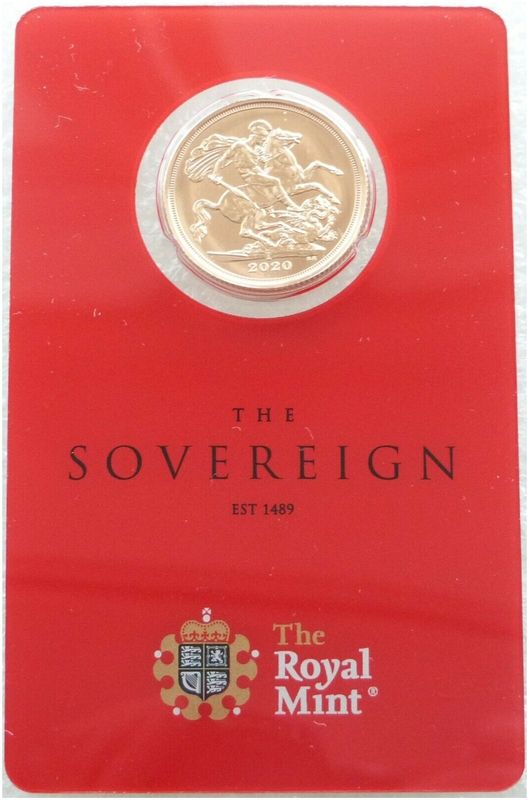 2020-I India Mint Mark Full Sovereign Gold Coin Mint Card - Last One 2020-I India Mint Mark Full Sovereign Gold Coin Mint Card - Last One