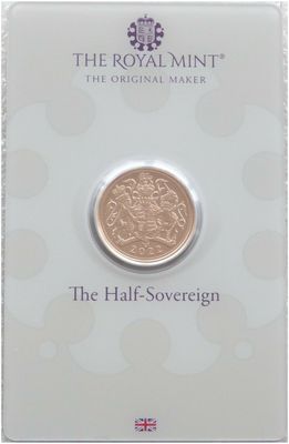 2022 Platinum Jubilee Half Sovereign Gold Coin Mint Card