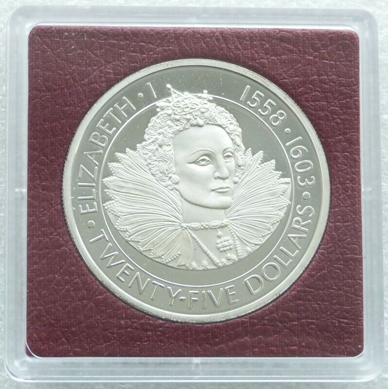1977 Cayman Islands Silver Jubilee Elizabeth I $25 Silver Proof Coin 1977 Cayman Islands Silver Jubilee Elizabeth I $25 Silver Proof Coin