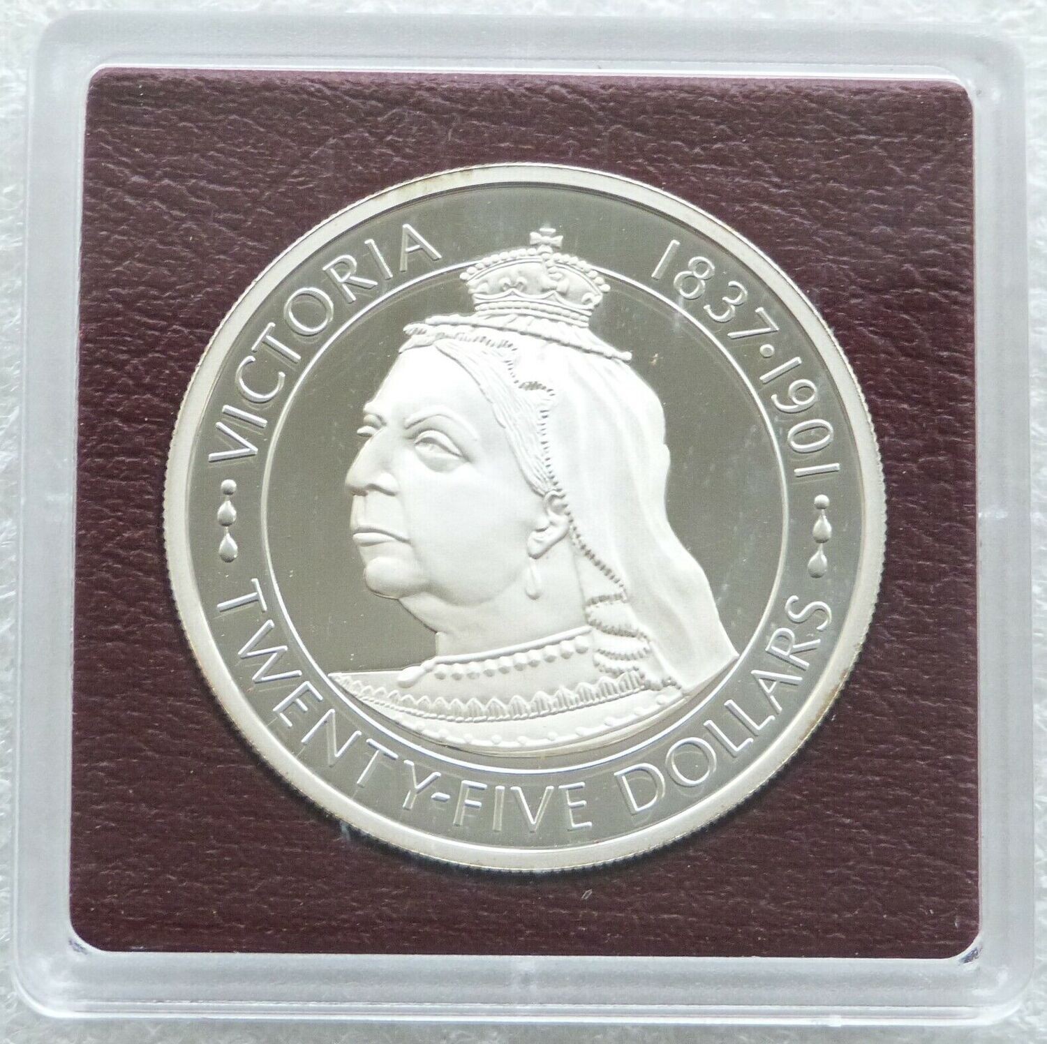 1977 Cayman Islands Silver Jubilee Victoria $25 Silver Proof Coin 1977 Cayman Islands Silver Jubilee Victoria $25 Silver Proof Coin