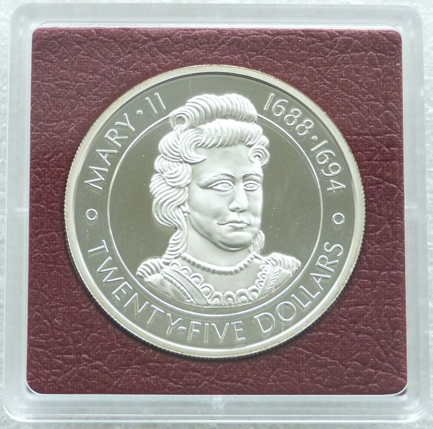 1977 Cayman Islands Silver Jubilee Mary II $25 Silver Proof Coin 1977 Cayman Islands Silver Jubilee Mary II $25 Silver Proof Coin