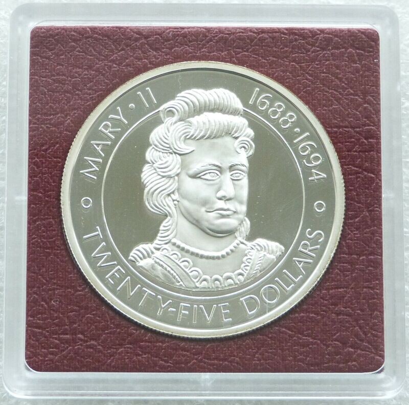 1977 Cayman Islands Silver Jubilee Mary II $25 Silver Proof Coin 1977 Cayman Islands Silver Jubilee Mary II $25 Silver Proof Coin