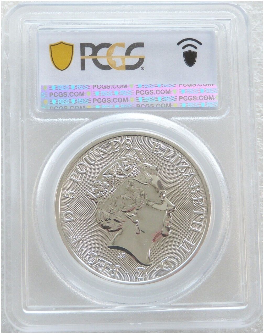 2021 Queens Beasts Completer £5 Silver 2oz Coin PCGS MS69
